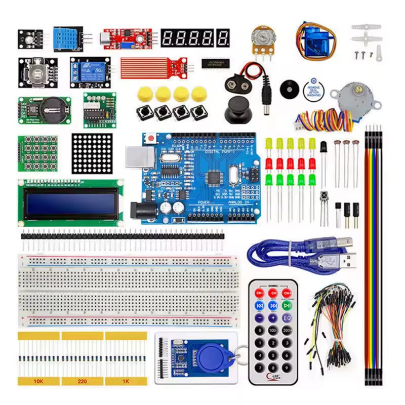 Великий набір Arduino Upgraded Learning Kit у кейсі