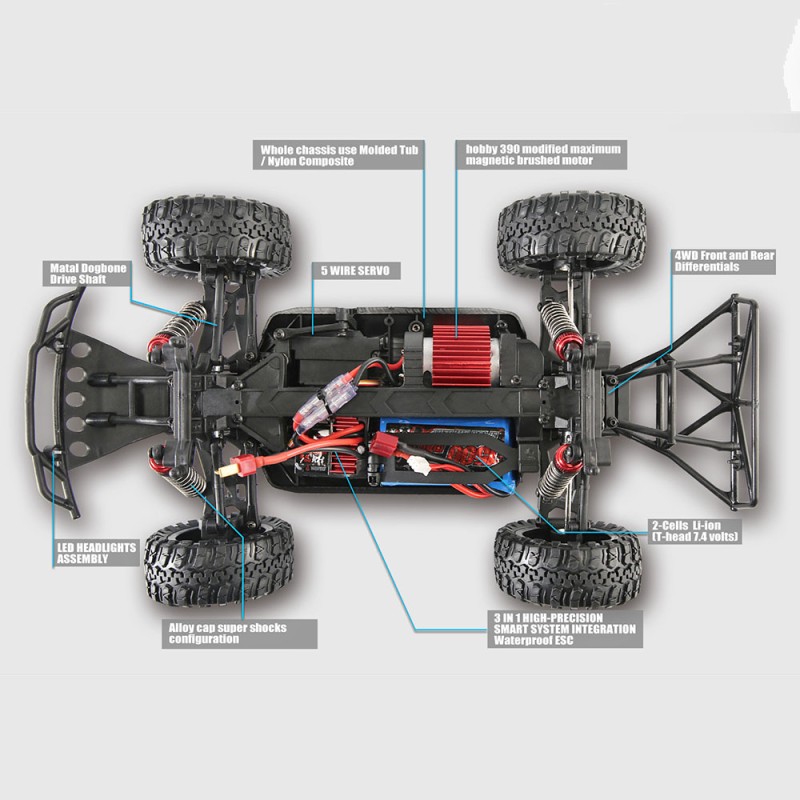 Р/у модель Remo Hobby ROCKET 4WD RTR 1:16 RH1621