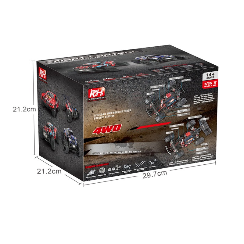Р/у модель Remo Hobby DINGO 4WD RTR 1:16 RH1651