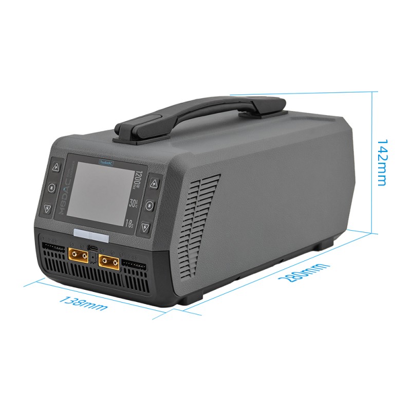 Зарядное устройство ToolkitRC M8DAC 1200W 30A*2 1-8S