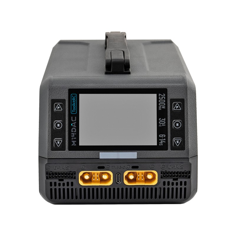 Зарядний пристрій ToolkitRC M14DAC 2500W 30A*2 6-14S Lipo LiHV