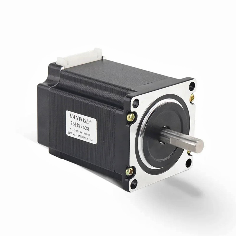 Кроковий двигун HANPOSE Nema 23 (23HS7628) вал 8мм