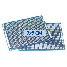 Двостороння макетна плата 7x9cm синя