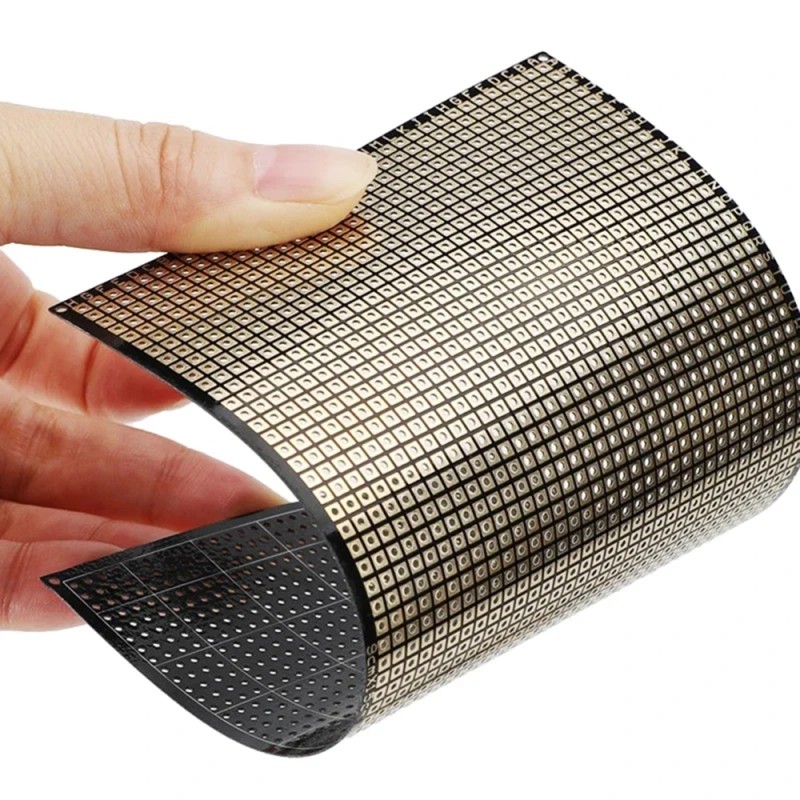 Гибкая тонкая двухсторонняя макетная плата 6x8cm