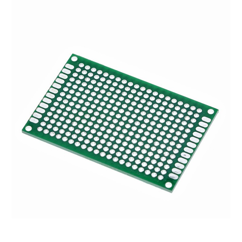 Односторонняя макетная плата 4x6cm зеленая