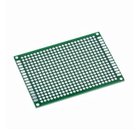 Одностороння макетна плата 5x7cm зелена