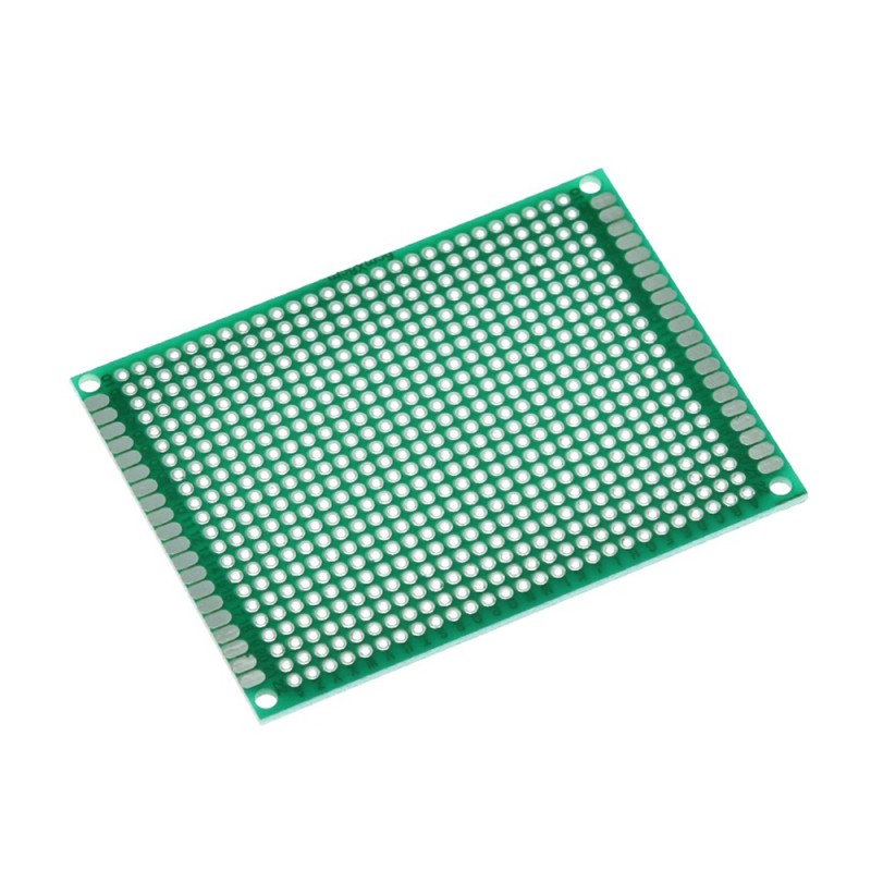 Односторонняя макетная плата 6x8cm зеленая