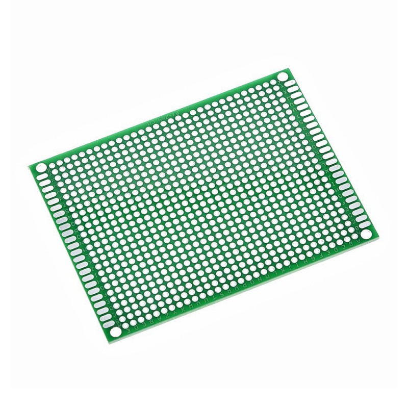 Односторонняя макетная плата 7x9cm зеленая