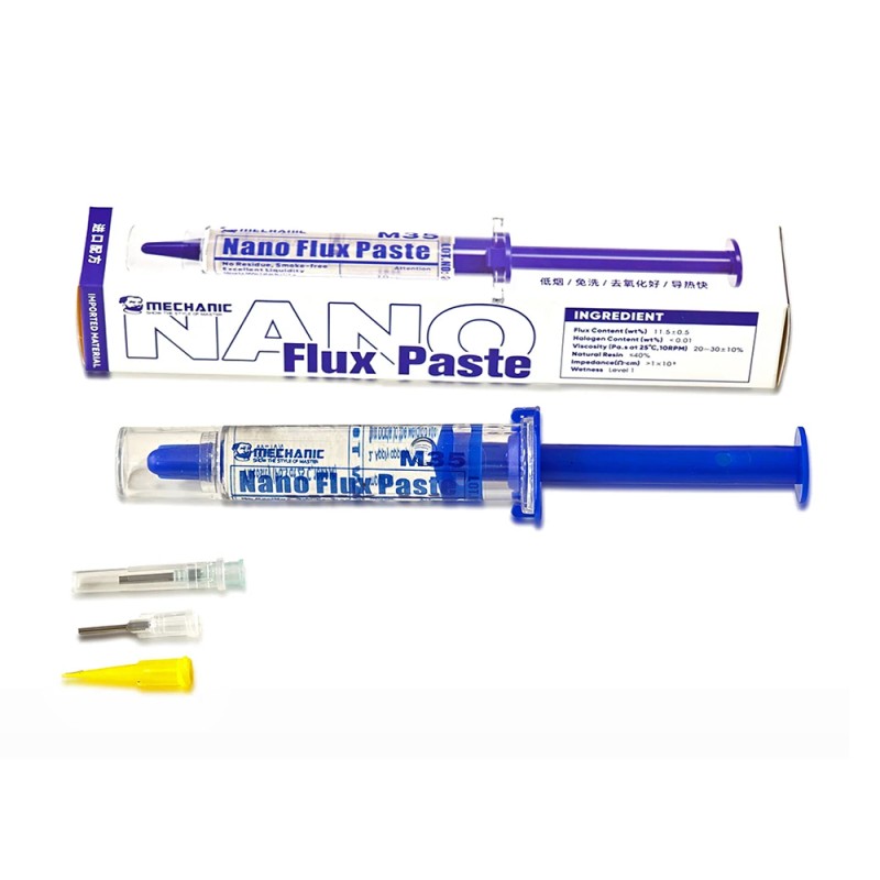 Флюс-паста MECHANIC M35 Nano Flux Paste 10cc