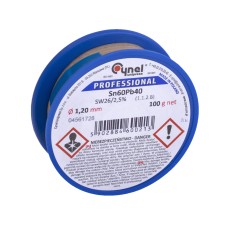 Припій CYNEL Sn60Pb40 із флюсом 2,5% 1,20мм 100гр