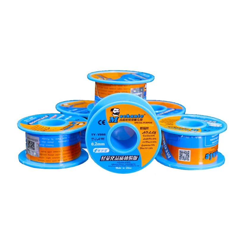 Припій MECHANIC TY-V866 Sn63Pb37 із флюсом 0,80мм 40гр