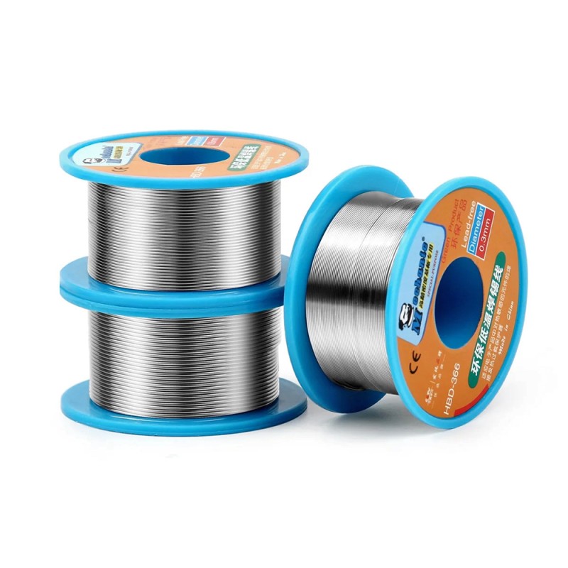 Припій безсвинцевий MECHANIC HBD-366 Sn42Bi58 0.5мм 40гр