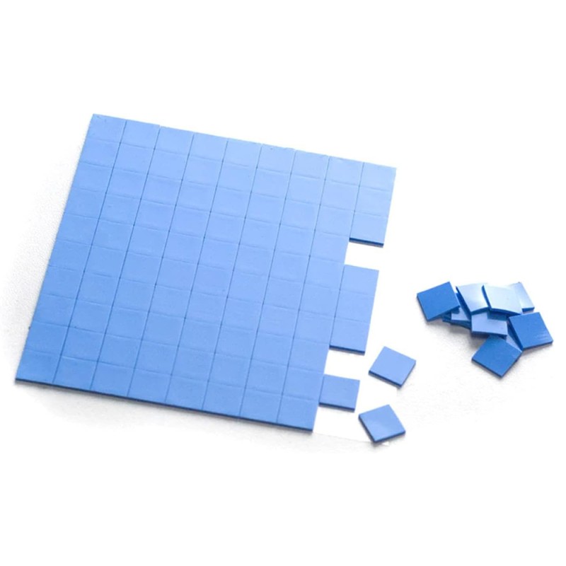 Термопрокладка силіконова >2.0W/m-K, лист 100шт 10X10X1мм