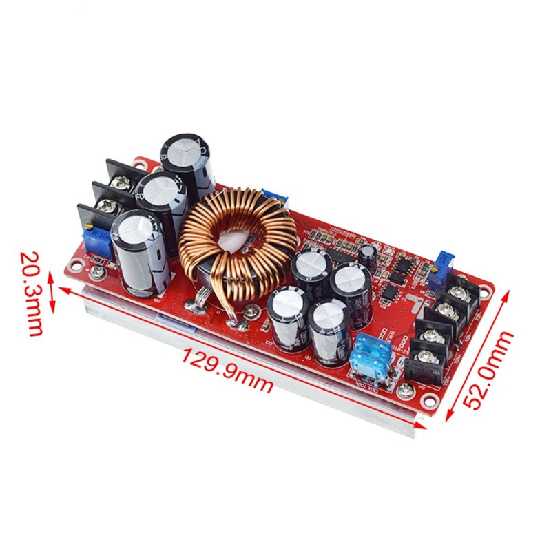 Повышающий преобразователь 1200W с 10-60V до 12-80V