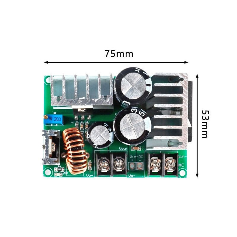 Понижающий преобразователь 80W с 5-40V до 3-32V