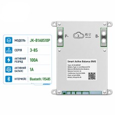 JIKONG Smart BMS 3S-8S 100A с активным балансиром 1A B1A8S10P