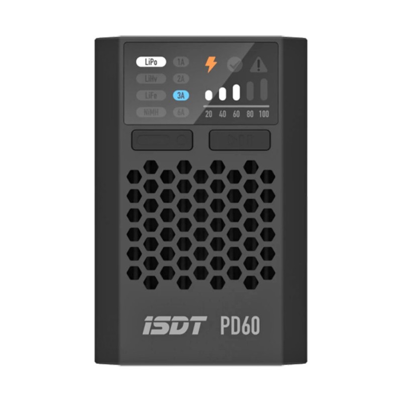Зарядний пристрій iSDT PD60 USB-C 60W 6A 1-4S
