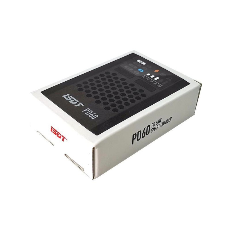 Зарядний пристрій iSDT PD60 USB-C 60W 6A 1-4S