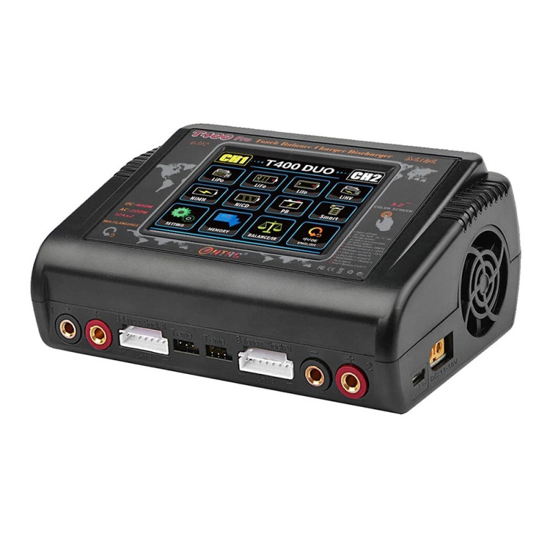 Зарядний пристрій HTRC T400 Pro DUO 400W 12A 1-6S