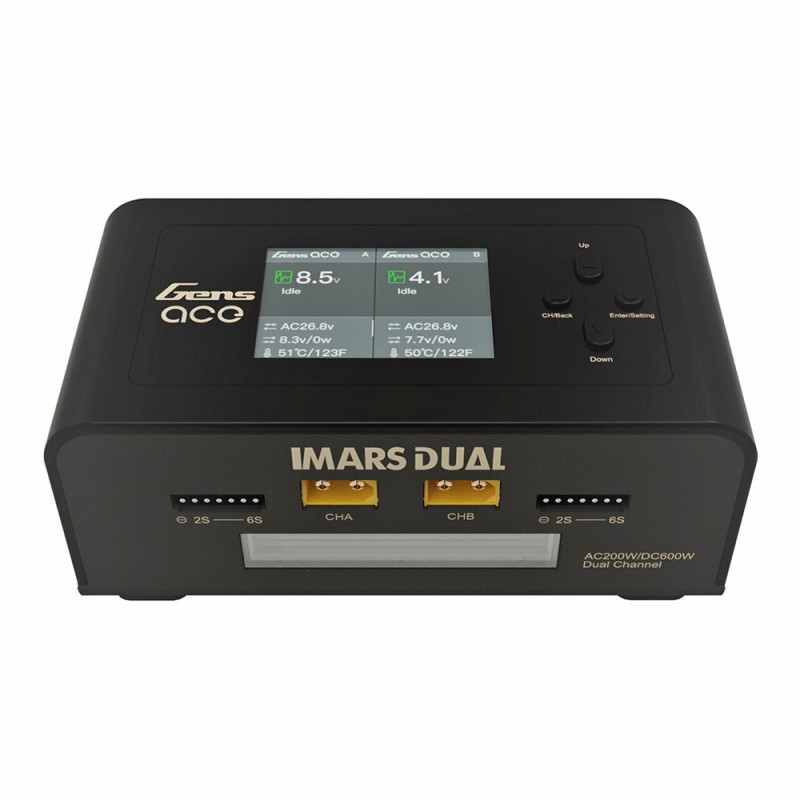 Зарядний пристрій Gens ACE Imars Dual 600W 15A 1-6S