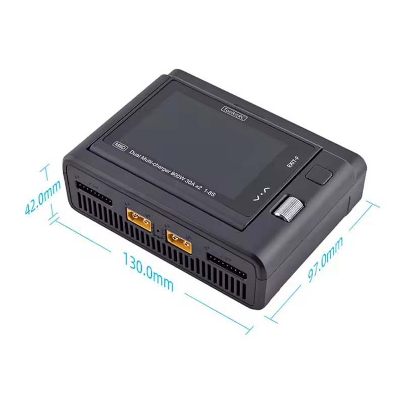 Зарядное устройство ToolkitRC M8D 1600W 30A 1-8S