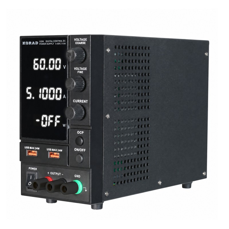 Імпульсний лабораторний блок живлення KORAD U206 60V 5A
