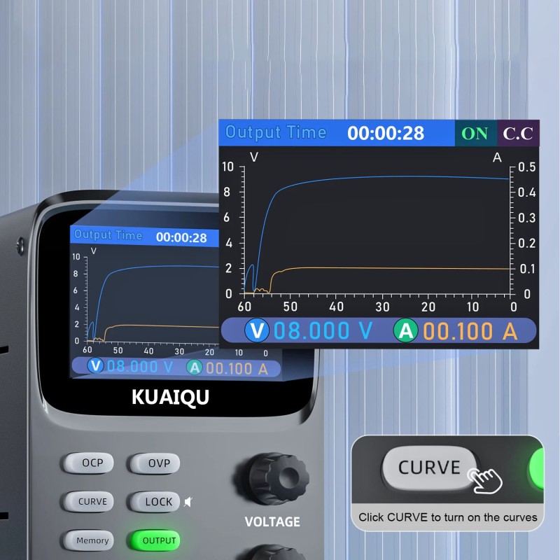 Імпульсний лабораторний блок живлення KUAIQU SPPS-K3010 30V 10A