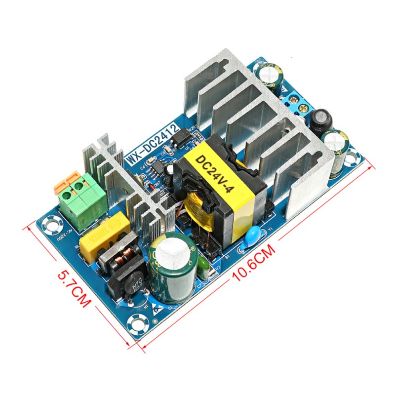 AC-DC імпульсний блок живлення 24V 4A 100W безкорпусний