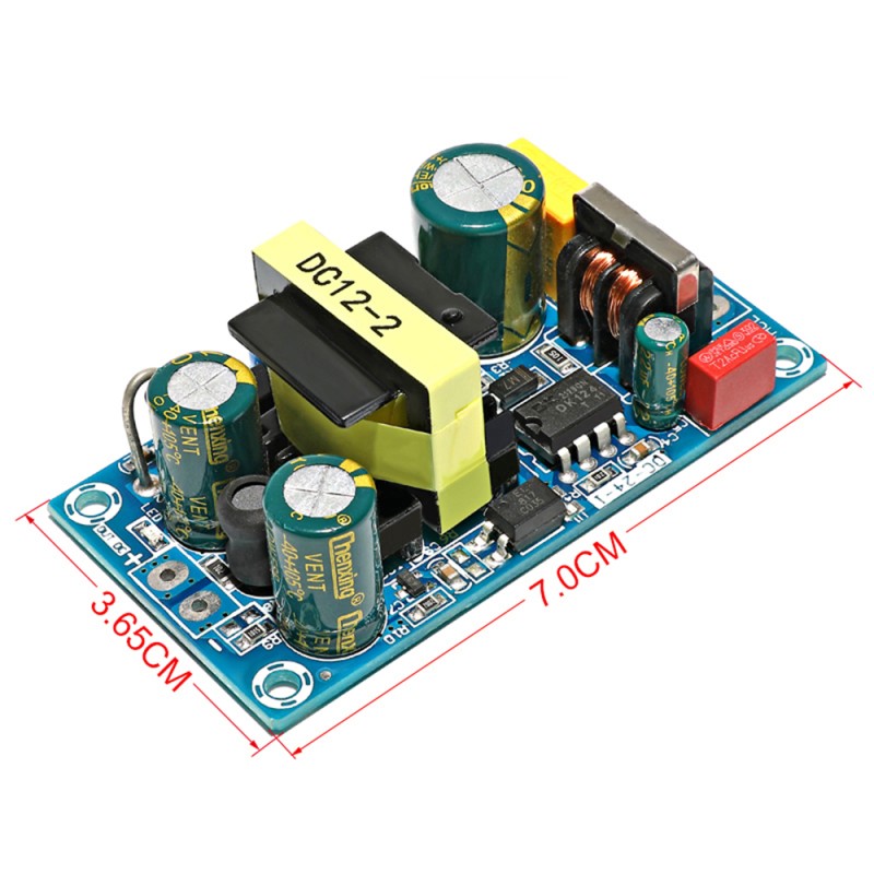 AC-DC імпульсний блок живлення 12V 2A 24W безкорпусний
