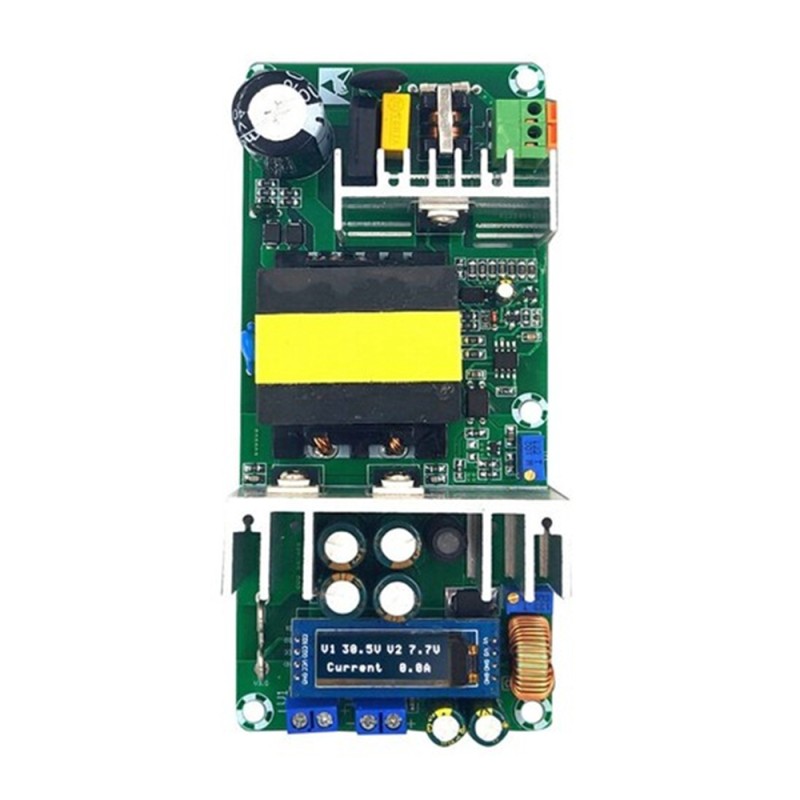 AC-DC імпульсний блок живлення з подвійним виходом та LCD дисплеєм 21,5V-33V та 1,5V-31V безкорпусний