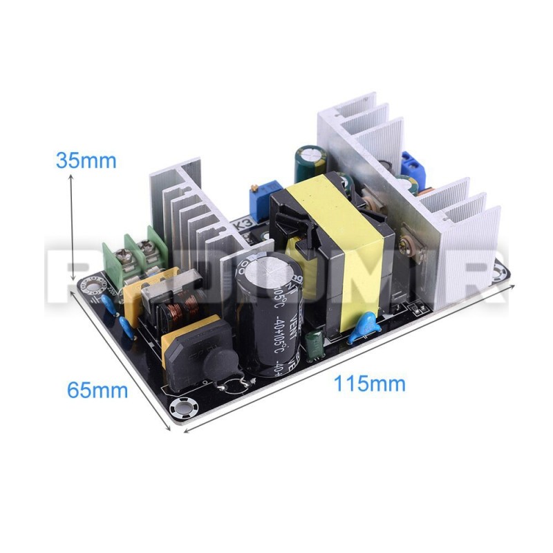 AC-DC імпульсний блок живлення CL-DCADJ з подвійним виходом 18V-33V 6A та 1,25V-31V 5A безкорпусний