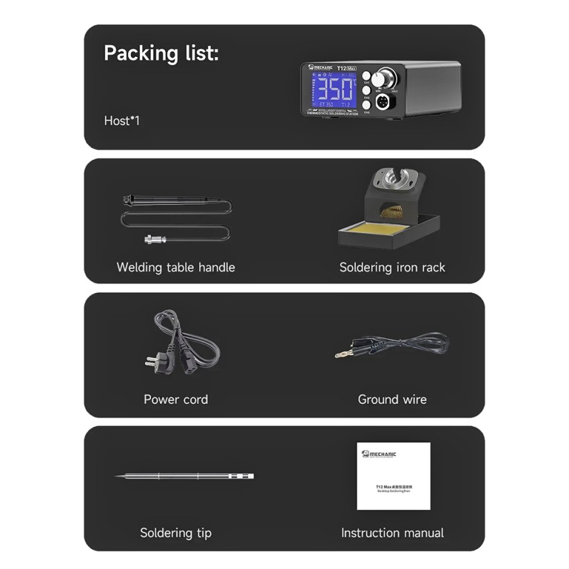 Паяльна станція MECHANIC T12 Max