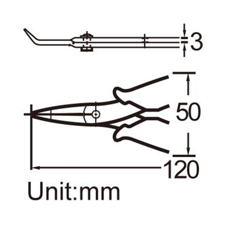 Плоскогубці Pro`sKit PM-396I