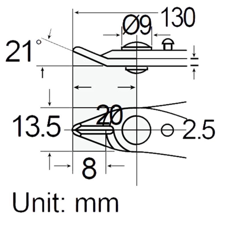 Бокорізи Pro`sKit 8PK-101D