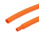 Термозбіжне обплетення для кабелю 10 мм, помаранчеве