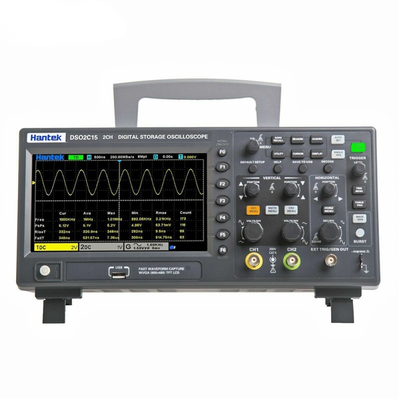 Цифровий осцилограф HANTEK DSO2C15 150МГц