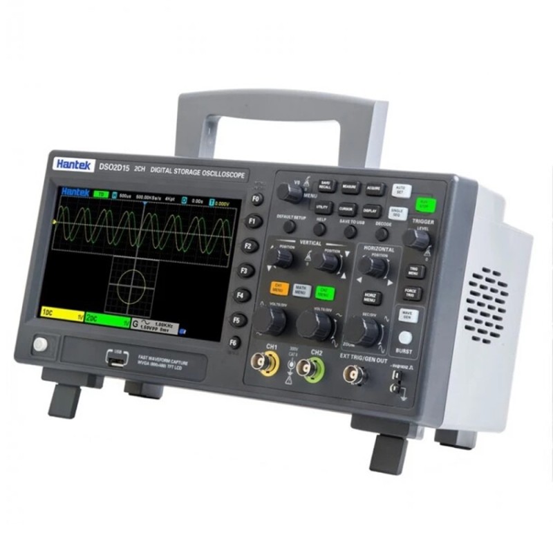 Цифровий осцилограф HANTEK DSO2D15 150МГц із генератором сигналів