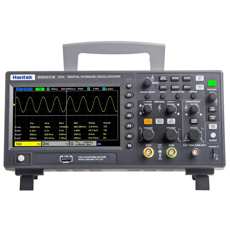 Цифровий осцилограф HANTEK DSO2C10 100МГц