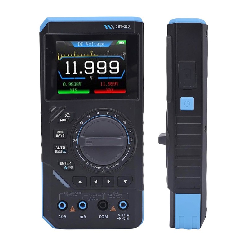 Портативний осцилограф-мультиметр FNIRSI DST-210 із генератором сигналів