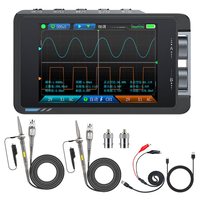 Портативний міні-осцилограф FNIRSI DS215H Plus