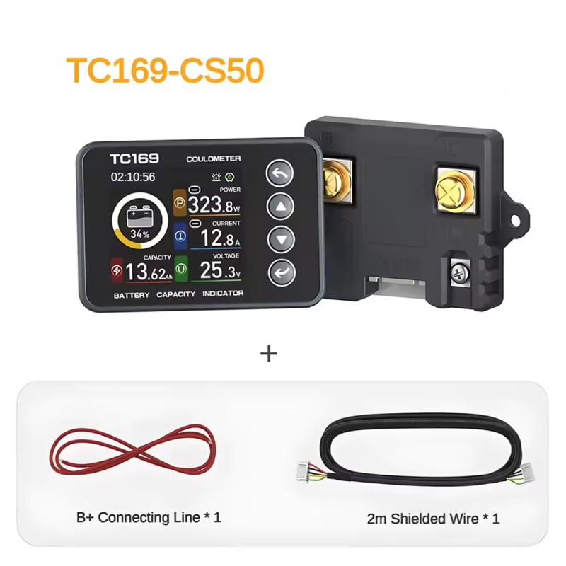 Кулометр BAIWAY TC169 DC 8-80V 0-50A